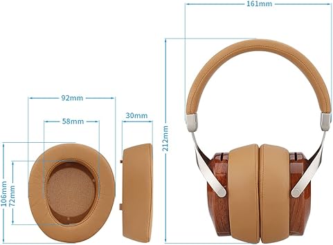 SV021 Robin Classic Rosewood Closed-Back Wired Over-Ear Headphone
