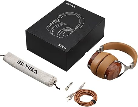 SV021 Robin Classic Rosewood Closed-Back Wired Over-Ear Headphone