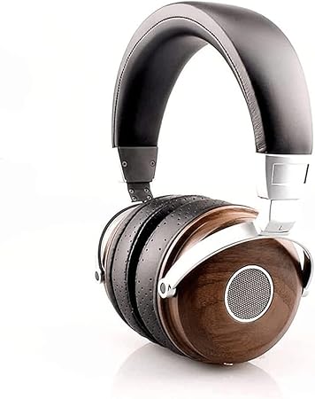 High-End Luxury Rosewood Over-Ear Headphones – Moving Coil Gaming-Ready Edition