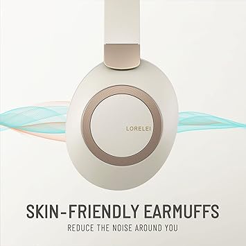 Wireless Over-Ear Bluetooth Headsets – 50H Playtime Foldable Design