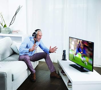 RS 195 RF Wireless Headphone System – TV Listening with Selectable Hearing Boost