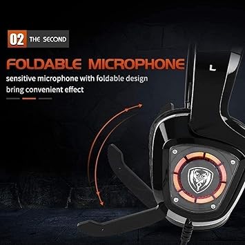 High-End 7.1 Surround Sound USB Gaming Headset – RGB Light & Noise-Cancelling Mic
