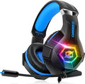 Over-Ear Gaming Headset with RGB Light & Noise-Cancelling Mic