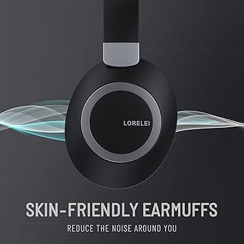 Wireless Over-Ear Bluetooth Headsets – 50H Playtime Foldable Design